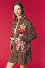 Brown Nutcracker Bear Quilted Jacket