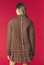 Brown Nutcracker Bear Quilted Jacket