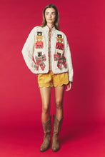 Cream Nutcracker Bear Quilted Jacket