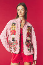 Pink Nutcracker Bear Quilted Jacket
