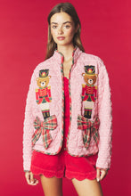 Pink Nutcracker Bear Quilted Jacket
