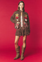 Brown Nutcracker Bear Quilted Jacket