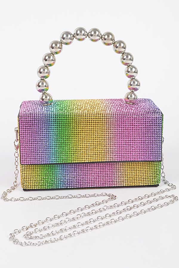 Multicolor Top Handle Bag