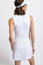 White Merlot Butter Tennis Dress