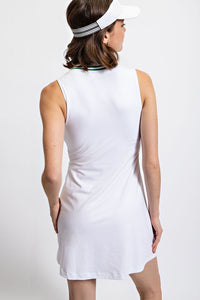 White Merlot Butter Tennis Dress