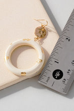 Donut Wood Hoop Earrings