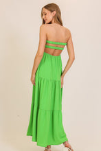 Green Brunch Babe Cutout Airflow Maxi Dress