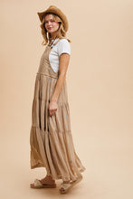 Khaki All Over Embroidered Skirtall