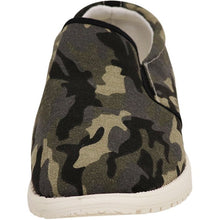 Olive Camo Slip-On Boat Shoes