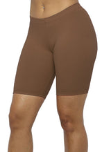 Solid Biker Shorts