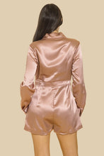 Mauve Jacket Style Romper