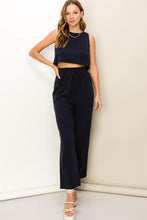 D.Navy Simply You Sleeveless Top And Pants Two-Piece Set