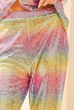 Multi Rainbow Sequin Pants