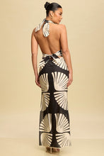 Black-Ivory Nepal Halter Dress