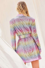 Pink Multi Rainbow Jacket Dress