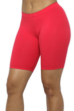 Solid Biker Shorts