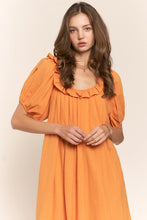 Pumkin Spice Open Back U Neck Maxi Dress