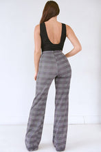 Black/White Pants Our Most Popular Gina High Waisted Plaid