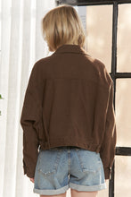 Choco Cropped Utility Pocket Jacket