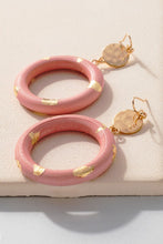 Donut Wood Hoop Earrings