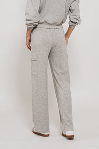 Lt H Grey Accent Cargo Sweatpants