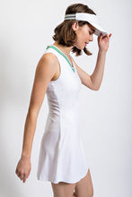 White Merlot Butter Tennis Dress