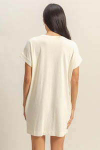 Alpaca Unwind In Style T Shirt Mini Dress