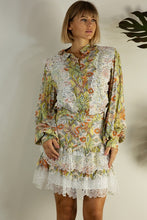 Orange Multi Lace Patch Shirts And Skirt Set
