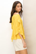 Lemon Yellow Everyday Essential Off-Shoulder Top