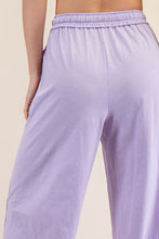 Lavender Cotton Slub Lounging Wide Pant
