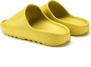 Yellow/Green Nature Breeze Men'S Thick Sole Slipon Sandals