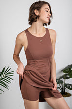 Smoky Topaz Plus Size Butter Romper Dress With Keyhole