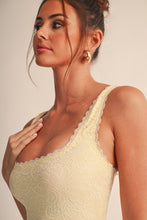 Yellow Seraphine Lace Ruffle Maxi Dress