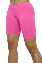 Solid Biker Shorts