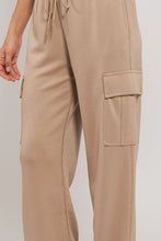 Taupe Accent Cargo Sweatpants
