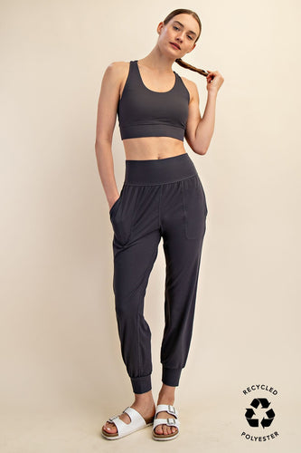 Charcoal Butter Soft Joggers With Pockets