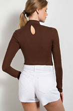 Java Butter Yoga Mock Neckline Body Suit