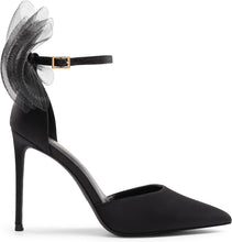 Black Bow Pointed Toe High Heels