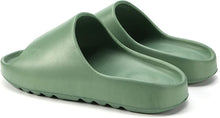 Dark Green Nature Breeze Men'S Thick Sole Slipon Sandals