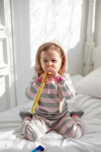 Pinkgrey Kids Colorful Striped Pajamas Set