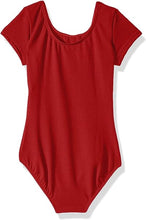 Red Girls' Cap Sleeve Leotard