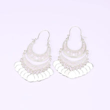 Silver Filigree Cast Dangle Earrings