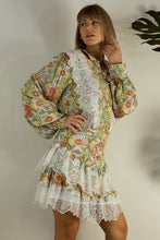 Orange Multi Lace Patch Shirts And Skirt Set