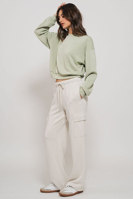 Chalk Accent Cargo Sweatpants