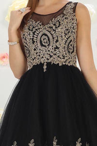 Black Short Dress Silver - Silver Lining