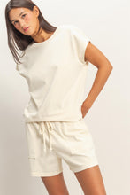 Alpaca Sleeveless Crew Neck Top And Shorts Set