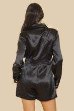 Black Jacket Style Romper