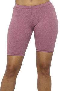 Solid Biker Shorts