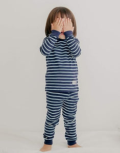 Navymint Kids Colorful Striped Pajamas Set