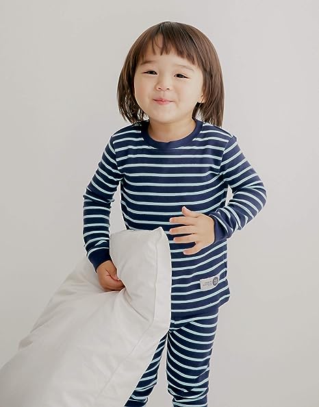 Navymint Kids Colorful Striped Pajamas Set